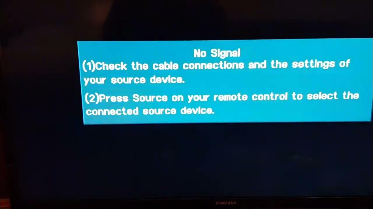 How To FIx The HDMI/DVI On Samsung TV Not Working 2024 YouTube