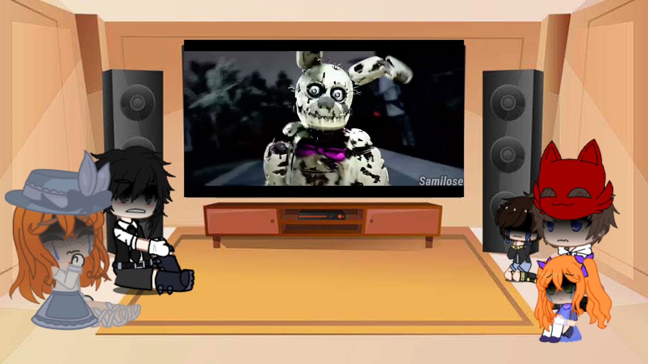 Past Aftons react to [FNAF/SFM/SOD] ⚠6up 5oh Cop-out⚠ {Pro-Con} REMAKE!!