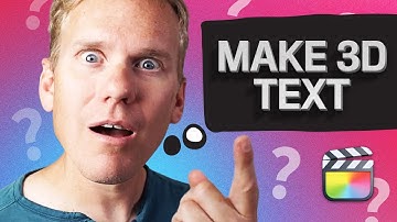 How To Make 3D Text in Final Cut Pro X