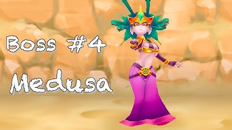 Adventures of Mana - MEDUSA (Boss Battle #4) with Amanda (iOS/Android Gameplay)