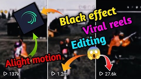 BLACK EFFECT EDITING 😱 ALIGHT MOTION TUTORIAL VIDEO EDITING #viral #alightmotion #blackeffect