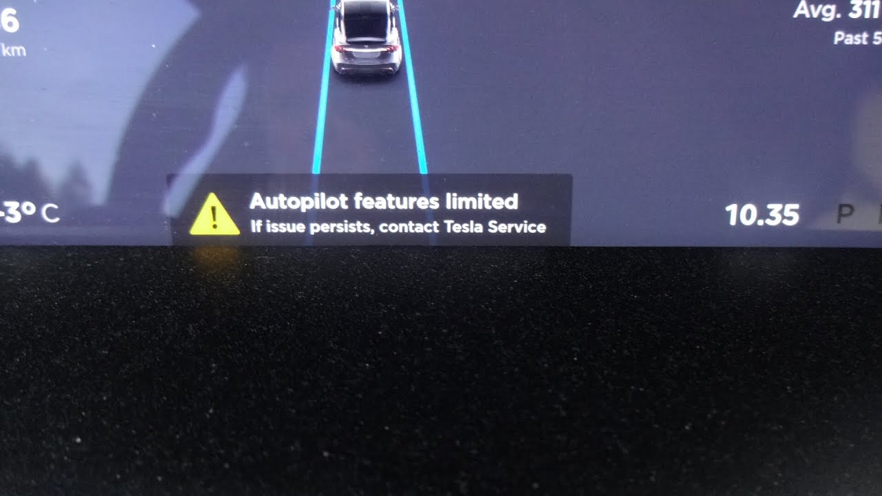 Tesla Autopilot issues - YouTube