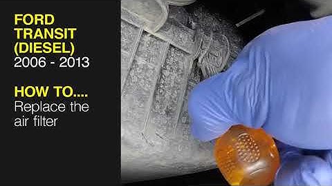 How to replace the Air Filter on the Ford Transit 2006 to 2013
