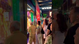 Melbourne Australia 🇦🇺 Myer Christmas Windows 2024 #walkthrough #beautifulcity