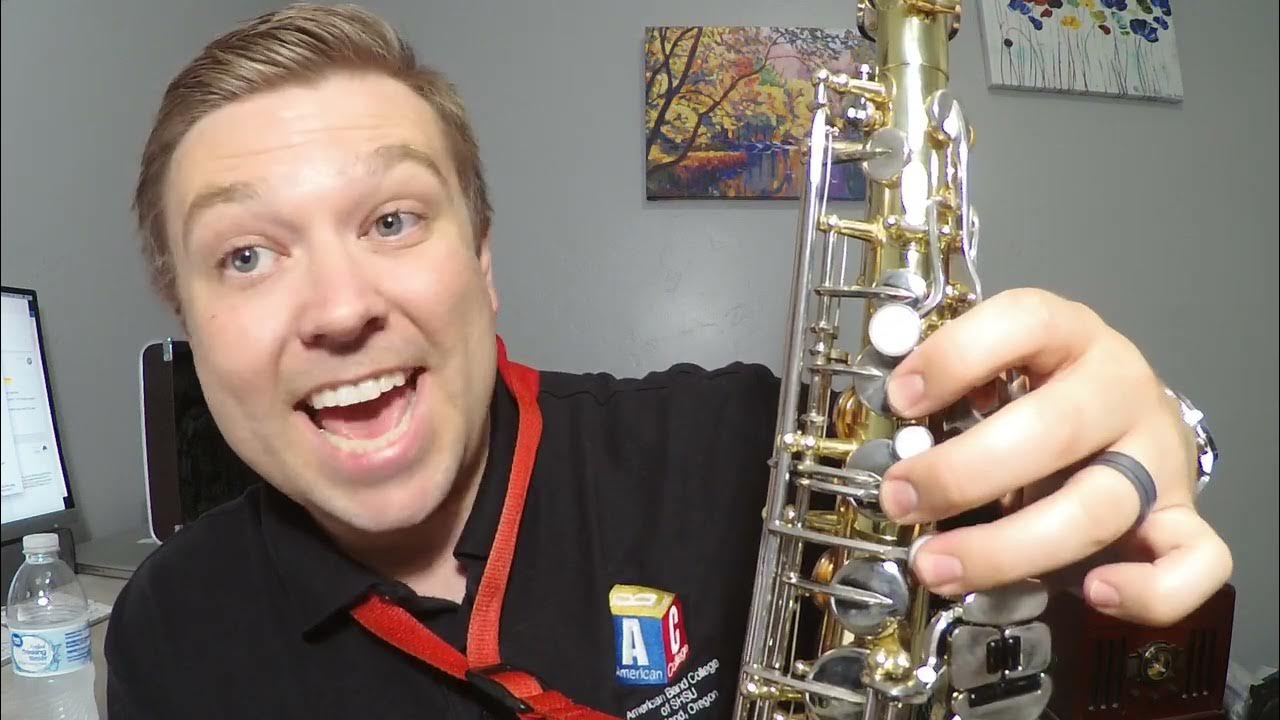 Beginning Band Alto Sax Lesson 1.4.1 Finger Placement YouTube