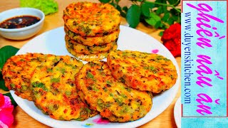 Bánh Rau Củ Áp Chảo Rất Ít Dầu Chay Mặn Đều Dùng Được By Duyens Kitchen Ghiền Nấu Ăn