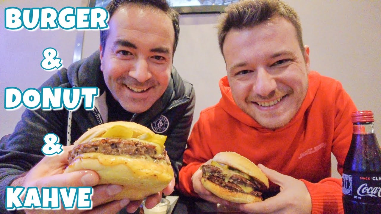 AMERİKAN USULÜ İFTAR BURGER & DONUT & KAHVE YouTube