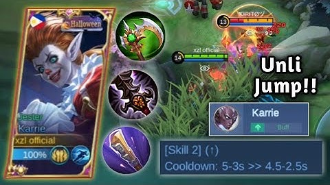 BUFFED KARRIE IS HERE!! BUFFED KARRIE NEW BEST BUILD AND EMBLEM 2022 | MLBB