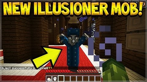 NEW ILLUSIONER MOB!!! Minecraft 1.12 Update - Snapshot 17w16a - NEW Illager Mob & Tutorial Mode