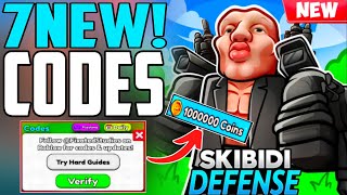 UPDATE!! *NEW* WORKING CODES FOR SKIBIDI TOWER DEFENSE IN ROBLOX - SKIBIDI TOWER DEFENSE CODES 2024