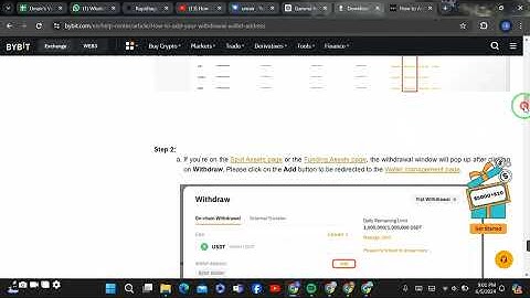 How to Find or Add Bybit Wallet Address (2024 Updated)