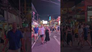 Bangla Road Phuket 🇹🇭  #Travel #Walkingtour #Vlog #Thailand #Phuket #Shorts #Trending #Tiktok