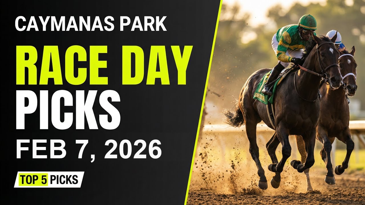Caymanas Park | TOP 5 PICKS | February 7, 2026