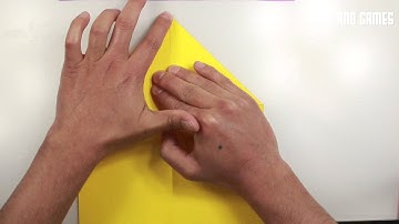 How to make Paper Airplanes that fly far and straight - Easy, Simple, Basic Plane