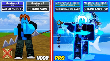 Level 1 to Max Level as Shark Bacon using all Shark Weapon | Full Gear Shark V4 with 0 Robux & F2P