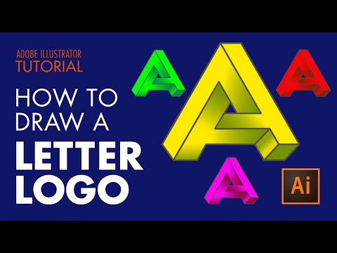 How To Draw The Impossible Letter A In Illustrator