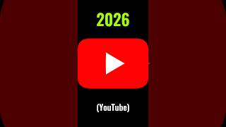 The Evolution Of YouTube's Logo🥺😱 #viral #transformation