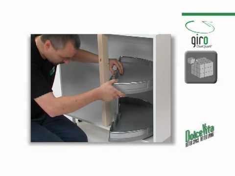 Video de montage du plateau tournant pour meubles d'angle dolce ... Armoire dressing angle ikea