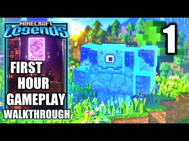 Minecraft Legends First Look! ▫ Gameplay, Controls, Tips & Tricks, How To  Play ▫ Tutorial & 4v4 PvP! 