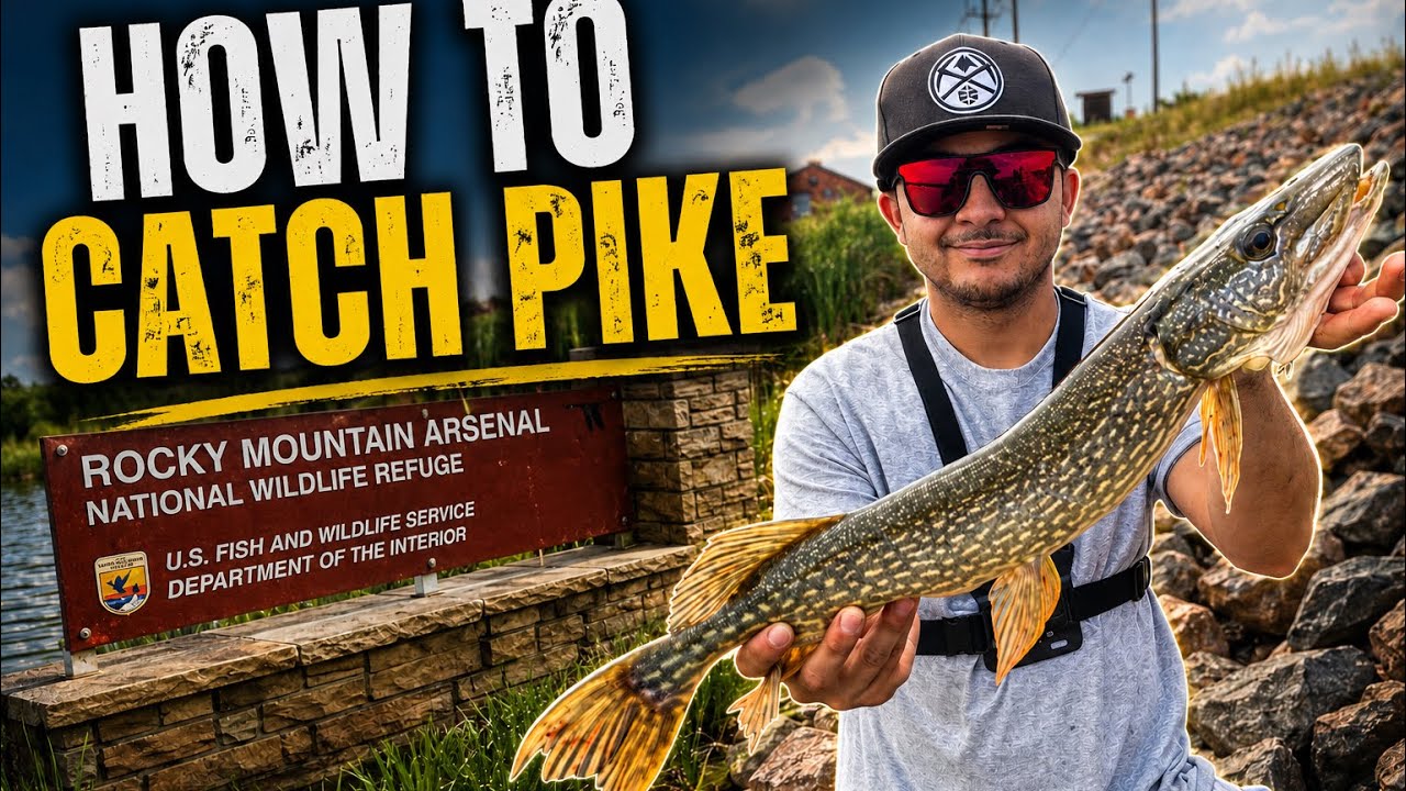 How To Catch Pike & Bass at Rocky Mountain Arsenal | Beginner Fishing Tips