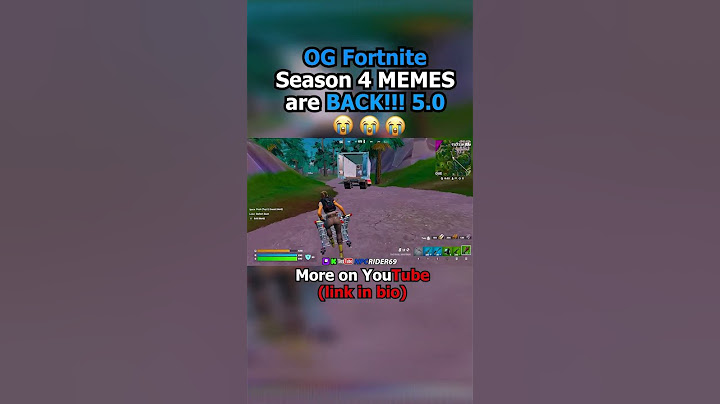 OG Fortnite Season 4 MEMES 5.0  😭   #fortnite