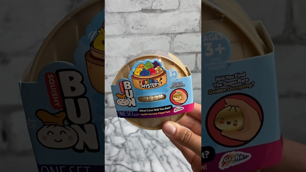 Rainbow Mystery Squishy Bun Series 3 Fidget Toy