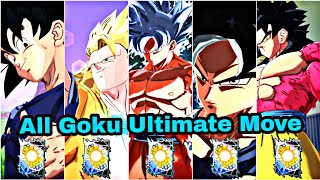 GOKU ALL ULTIMATE MOVES!!🔥 IN DRAGON BALL LEGENDS