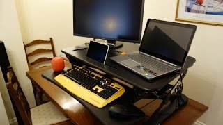 FlexiSpot 35" stand up desk review - By TotallydubbedHD
