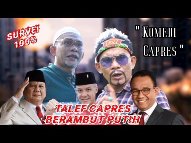 TALEF CAPRES BERAMBUT PUTIH #komedi #ngakak class=