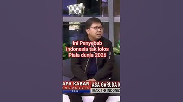 ini penyebab indonesia tak lolos piala dunia kata Prof Bung Towel. #timnasindonesia #pialadunia2026