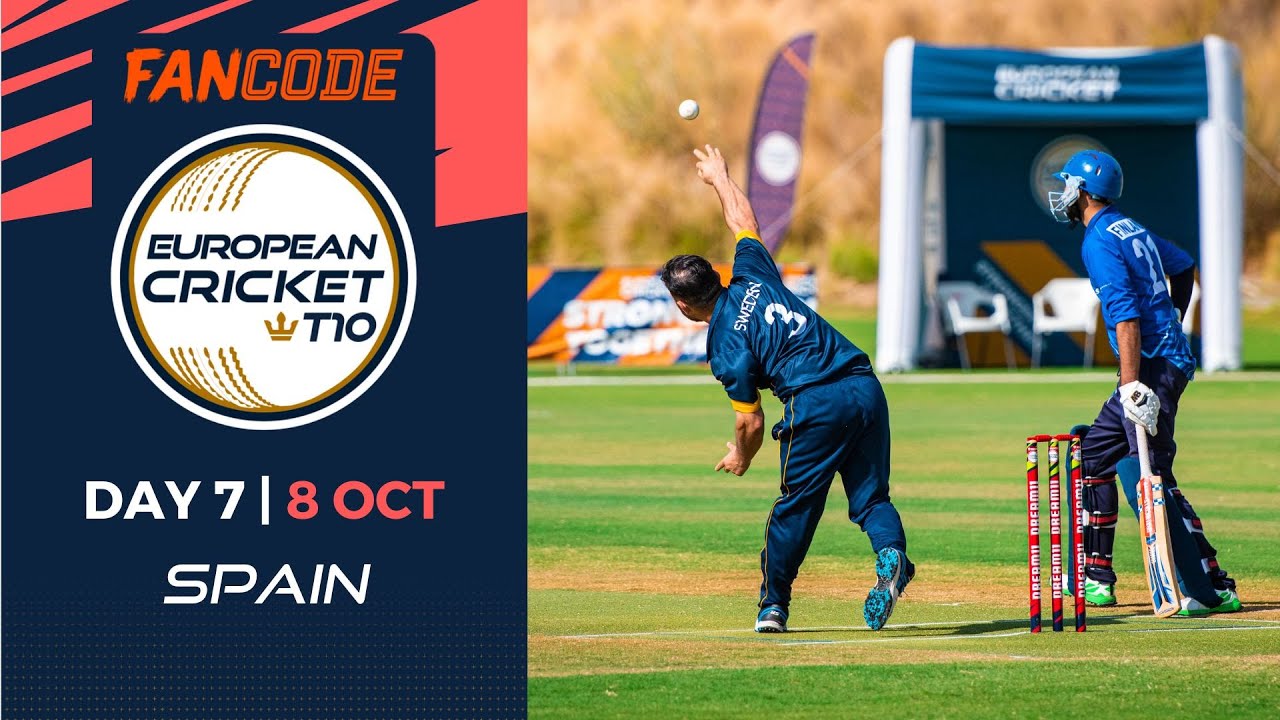 🔴 FanCode European Cricket T10 Spain, 2022 Day 7 T10 Live Cricket