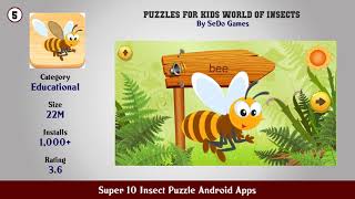 Super 10 Insect Puzzle Android Apps screenshot 4