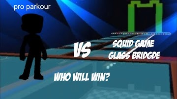 pro parkour vs squid game glass bridge in squid wars