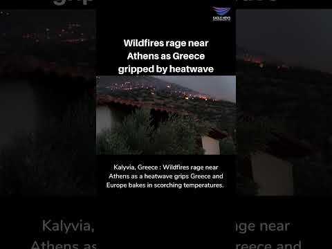 Wildfires rage near