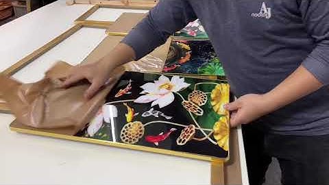 TRANH TRÁNG GƯƠNG BỘ 3 ( 40X60 ) ZALO 0918153337