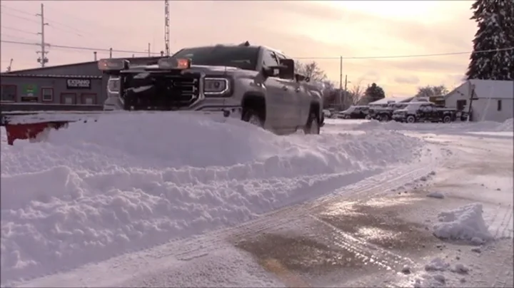 Plowing Snow on New Years Day