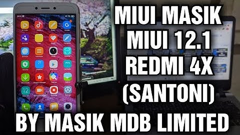 Install & Review Update Custom ROM MIUI 12 by MASIK MDB Limited Redmi 4X (Q/TEN)