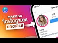 How to Create 3D Instagram Profile Picture in Canva (EASY!!)