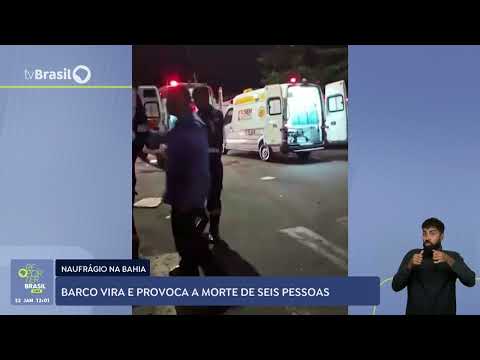 Seis pessoas morrem em naufrágio na Bahia