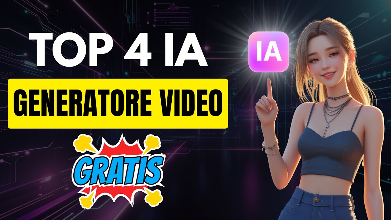 TOP 4 GENERATORI VIDEO IA GRATIS nel 2025 | Quale IA crea i migliori video?
