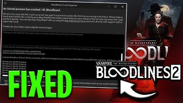 💻 How to Fix Bloodlines 2 Crash Reporter | Unreal Process Has Crashed UE-Bloodlines2