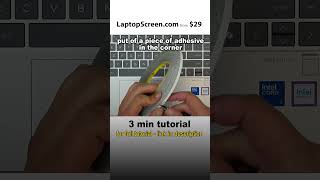 Short manual on how to replace screen on HP Envy x360 model ES1023DX laptop