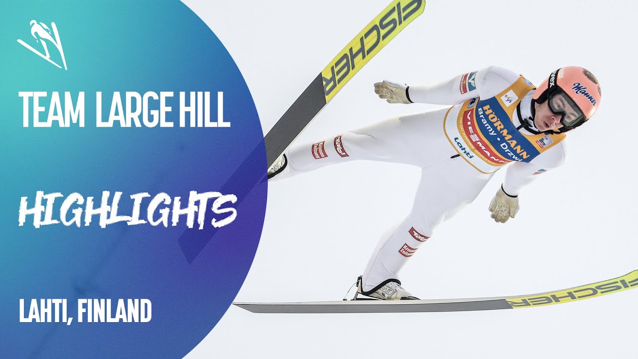 Austria flies longer than rivals Lahti FIS Ski Jumping YouTube