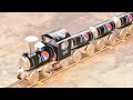 Make a real toy train with pepsi cans  cars at home  diy