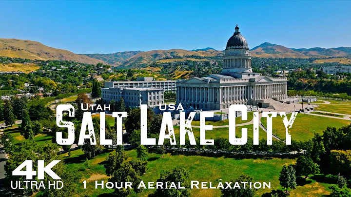 [4K] SALT LAKE CITY 🇺🇸 1 Hour Drone Aerial Tour of SLC UTAH | USA United States of America