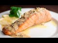 Pan-Seared Salmon With Creamy Lemon Butter Sauce