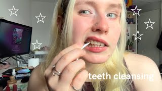 lofi asmr! [subtitled] cleaning your teeth!