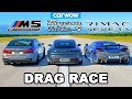 Rimac Nevera vs Porsche Taycan vs BMW M5: DRAG RACE