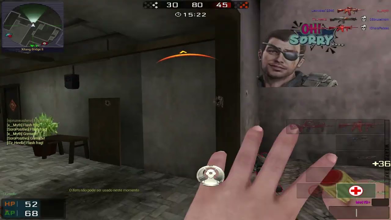 Amassei na Xitang jogando Competitivo Blackshot