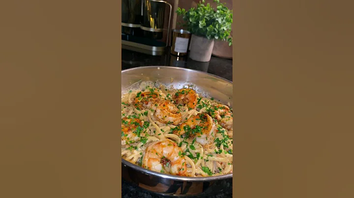 creamy shrimp scampi linguine#pastatok #creamyshrimppasta#creamyshrimpscampi #shrimplinguine#inguini
